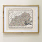 Vintage Map Prints - Kentucky