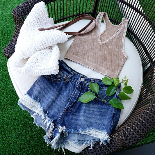 Crop top tank top