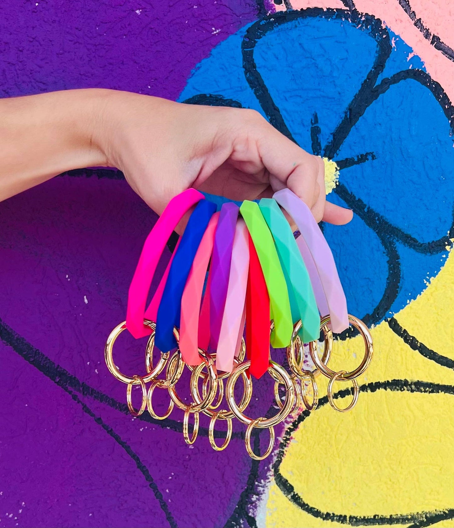 Silicone Keychain Bracelet