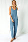 Solid Harem Jumpsuit with Pockets