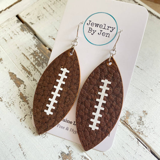 Football Earrings: Large