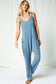 Solid Harem Jumpsuit with Pockets