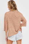 POINTELLE  KNIT TOP