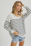 Cozy Oversized Striped Sweater