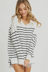 Cozy Oversized Striped Sweater