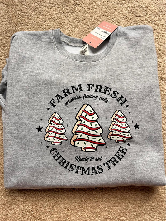 Farm Fresh Christmas Trees Crewneck