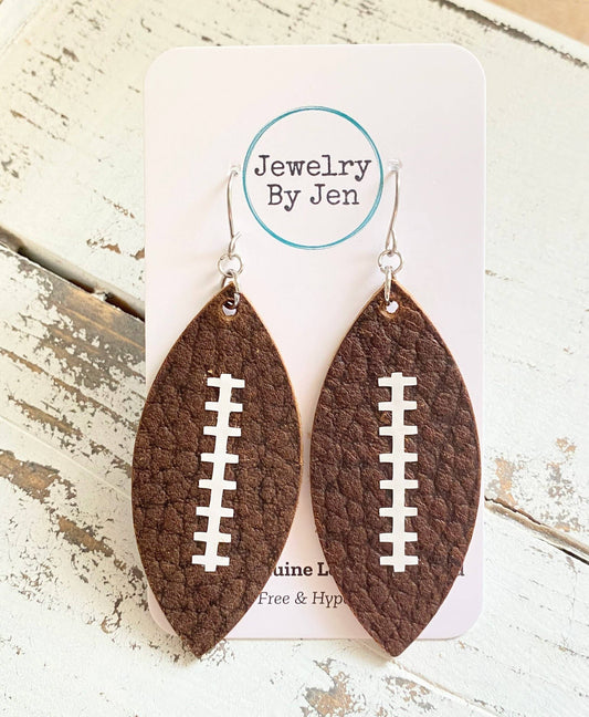 Football Earrings: Large