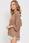 POINTELLE  KNIT TOP