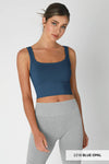 NS7801 - Chevron Ribbed Crop Top