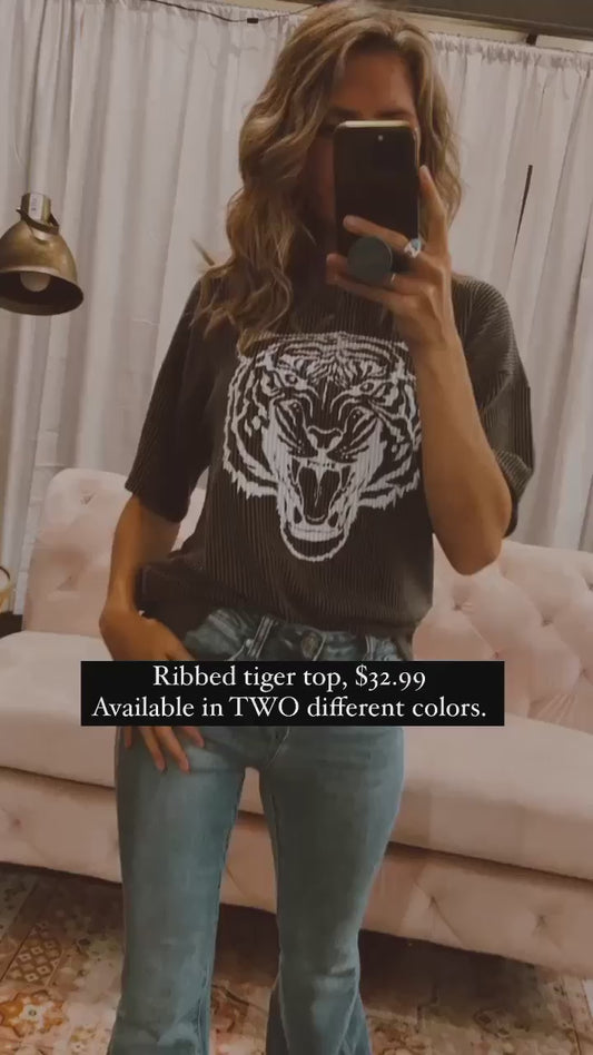 Ribbed Bengal Tiger Top