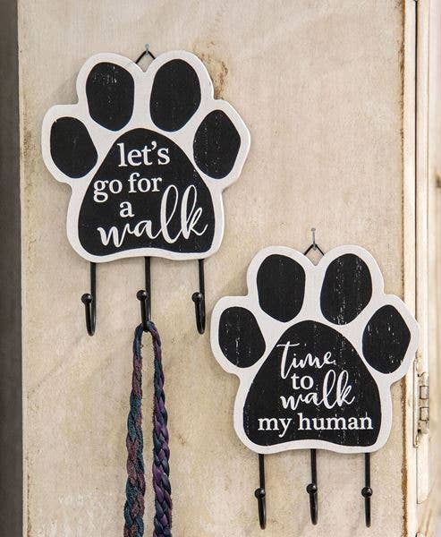 Paw Print Leash Hook