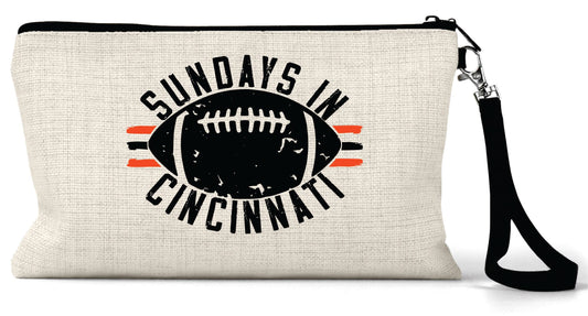 Sundays in Cincinnati Wristlet, Cincinnati Bengals purse